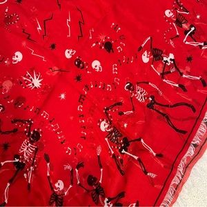 Alexander McQueen dancing skeletons large scarf!